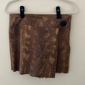 Zara Snake Skort
